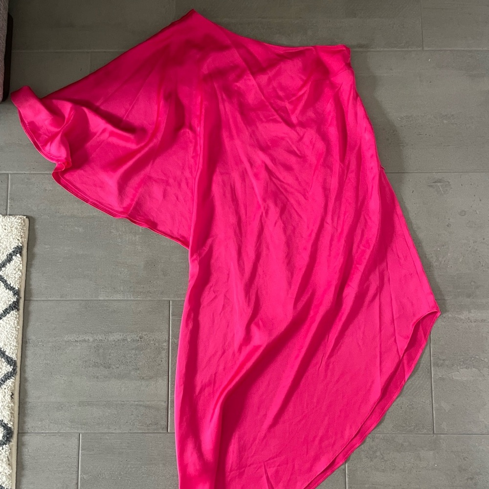 One shoulder Laundry by Shelli Segal Cocktail Dress